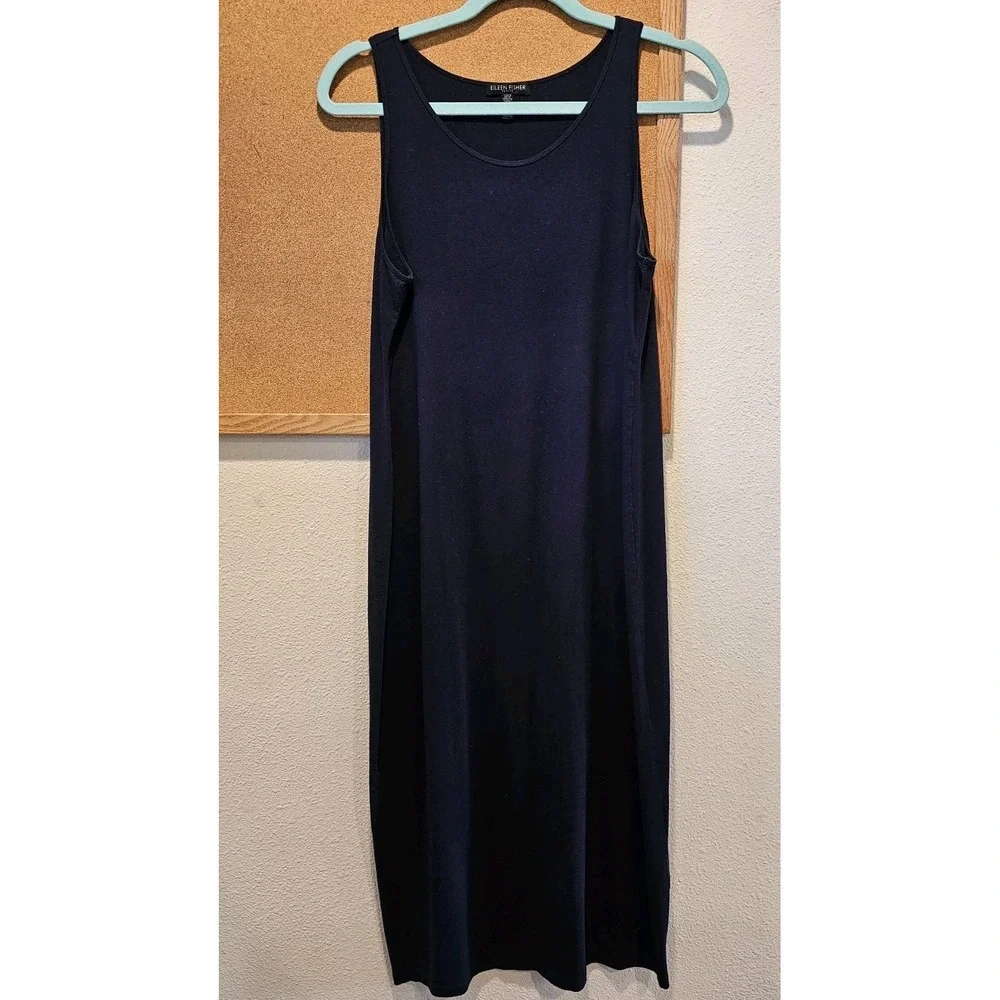 midi aline dress with sleeves Black Shimmering 3/4 Sleeve A-Line Midi Dress